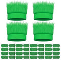 JATEBI 4 Pack Hairy Headband Crazy Hair Wigs with Stickers by JATEBI