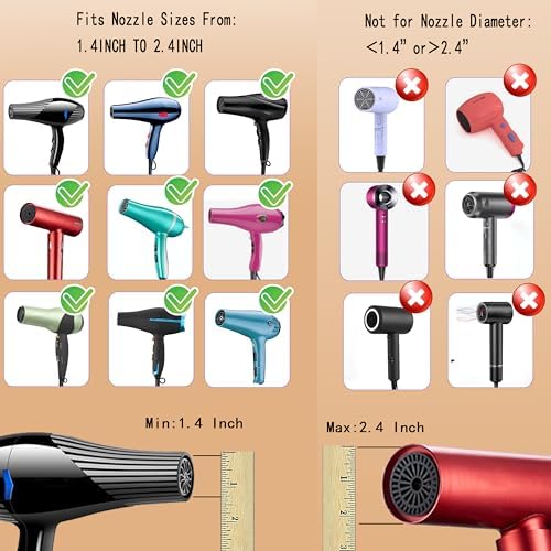 Universal Portable Blow Dryer Diffuser for Curly and Natural Wavy Hair, Hair Dryer Diffuser for Curly and Natural Wavy Hair (Black&Blue) - Image 4