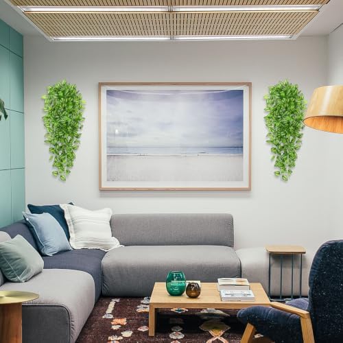 BLEUM CADE 4Pcs Fake Pothos Hanging Plants - Image 2