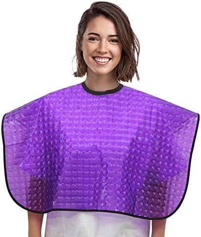 Short Waterproof Hair Dye Cape, Salon Cover for Hair Color,Shampoo by YELEGAI