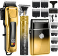 3-in-1 Cordless Hair Clippers for Men, Beard Trimmer & Foil Shaver by Unknown