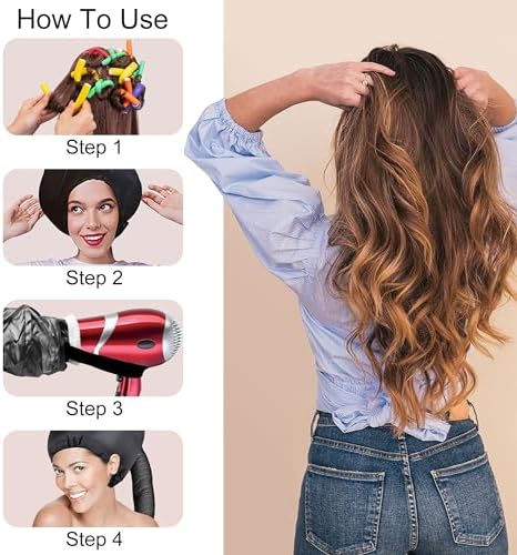 42Pcs 7" Heatless Flexi Rods 2 IN 1 for Overnight Curls for All Hair - Image 3
