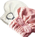 Jseng 2PC Microfiber Hair Drying Caps Large, Extreme Soft & Ultra Absorbent, Fast Drying Turban Hair Wrap Towels Thick Fluffy for Women by Jseng