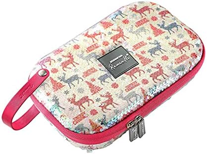 RemeeHi Lace Wig Travel Bag Storage Case, Hair Tools Hairdressing Bag, Stylist Cosmetic Organizer With Accessory Pockets Small G110 - Image 4