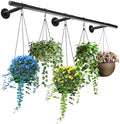 Hanging Planters Rod – Plant Hanger Indoor for Window Ceiling, Hanging Plant Shelf for Wall Planter House Plants, Plant Shelves Metal Holder Bar 63In (Pots, plants, chains not included) by Unknown