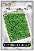 Sow Right Seeds - Basil Microgreen Seed for Growing Sweet Micro Greens by SowRightSeeds