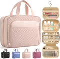 HOTOR Hanging Travel Toiletry Bag Women Men, Pale Pink, Large by HOTOR