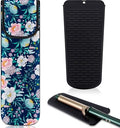 Shappy 2 Pcs Heat Resistant Curling Iron Flat Iron Travel Case,Flower by Shappy