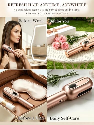 Cordless Split Ends Trimmer for Hair, Rechargeable Hair Care Tool-G - Image 4