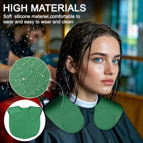 Silicone Hair Cutting Guide Collar - Waterproof Cutting Mat for Hair Stylist - Hair Cutting Cape - Image 3