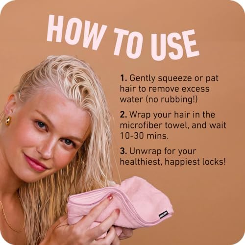 Boldify Quick Dry Microfiber Towel Wrap for Women - for Thin and Curly Hair - Image 6