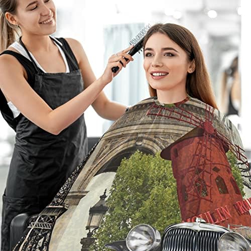 Barber Capes Polyester Hair Cutting Salon Cape with Snaps Beard Bib Hairdresser Gown Stylist Cape For Men Women - Image 4