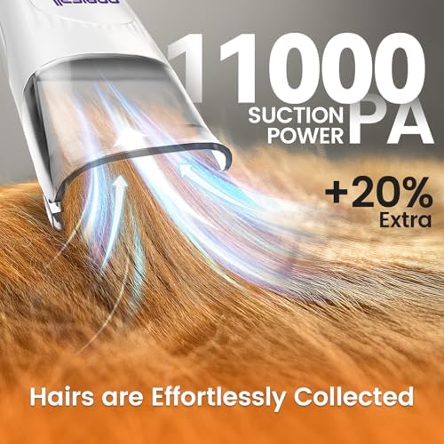 oneisall Dog Grooming Vacuum,7 in 1 Grooming kit Tools with Low Noise - Image 2