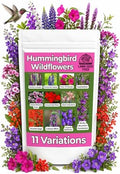 Hummingbird Wildflower Seed Mix (2oz) Bright, Nectar-Rich Blooms that Attract Hummingbirds & Pollinators by LawnSeedFeed