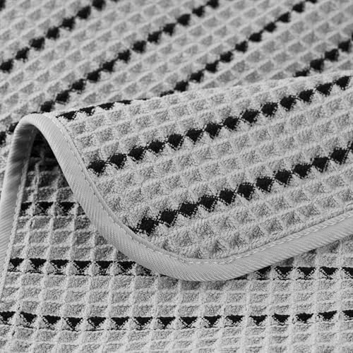 POLYTE 430 GSM Poly Blend Microfiber Quick Dry Waffle Hand Towel, 16x30 in - Image 5