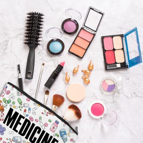 Medicine Makeup Bag Gifts for Women Nurse, medicine bag for traveling - Image 4