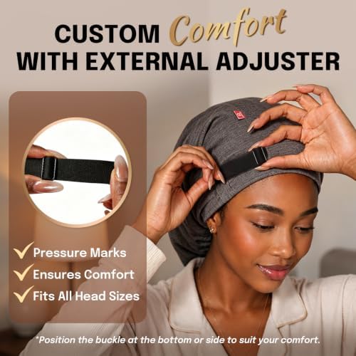 Long Satin Hair Bonnet for Locs, Dreadlocks & Braids, Sleeping Cap Women - Image 3