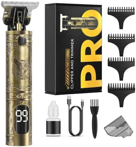 Solati Beard Trimmer for Men, Metal Vintage Hair Clippers, Next-Gen Upgrade by Solati