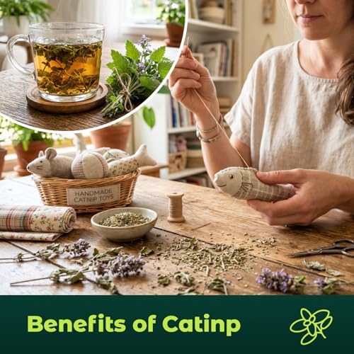 2300 Catnip Seeds for Planting Indoors & Outdoors - Premium Non-GMO Herb Cat Nip Plant Seeds, High Germination Rate - Grow Fresh Cat Grass - Image 6