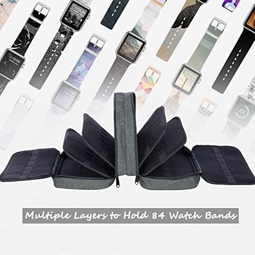 PACMAXI 84 Watch Bands Storage Carrying Case Compatible with Watches - Image 2