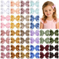 JOYOYO 40Pcs 3" Hair Bows Alligator Clips Grosgrain Ribbon Big Bows Clips For Girls Toddlers Kids Children by JOYOYO