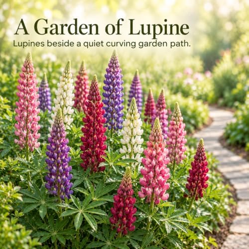 ZEshops 100 Lupine Flower Seeds for Planting, Cottage Flower Beds - Image 2