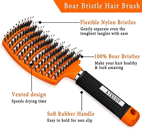 Detangling Brush for Women & Kids, Wet & Dry Hair, All Hair Types - Image 2