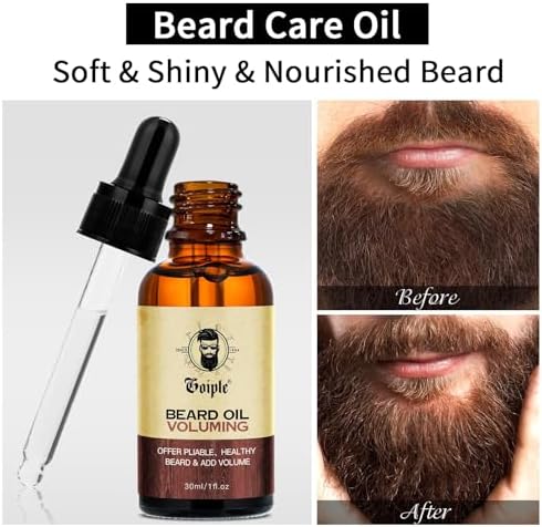 Beard Shaper for Men Beard Shaping Tools - Beard Straightener, Beard Template Guide, Professional Straight Edge Razor, Edge Blade, Barber Pencil, Beard Comb, Scissor, Gifts for Men Boyfriend Husband - Image 6
