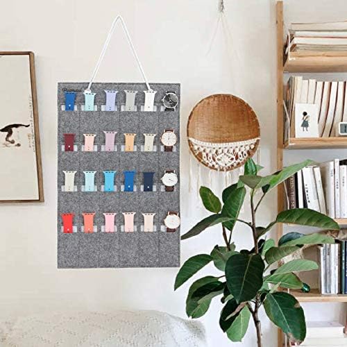 PACMAXI Hanging 24 Watch Band Hanging Storage Organizer(Grey) - Image 6