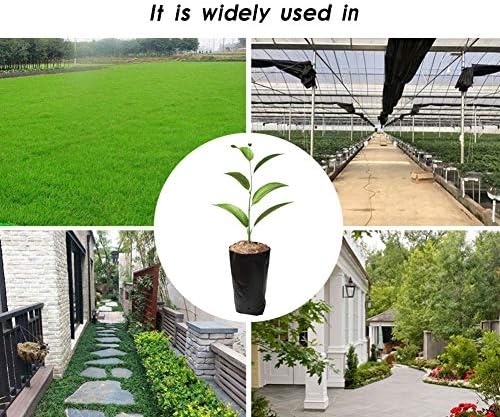 100 PCS Nursery Bags for Plants Fruit Flower, 7.87x13.78 in - Image 4