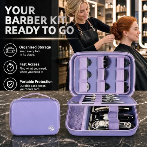 Boobowl Barber Accessories Bag for Clippers and Supplies, Hair Clipper Box - Image 7