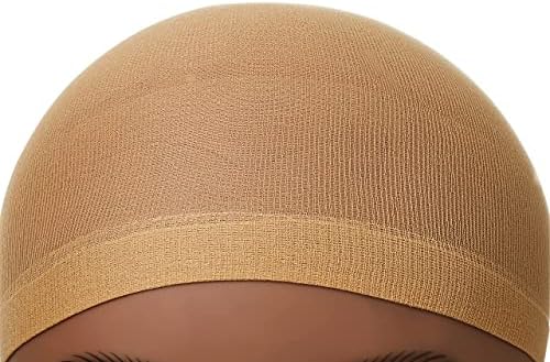 Red by Kiss Stocking Wig Cap 5 PCS (Dark Beige) - Image 5