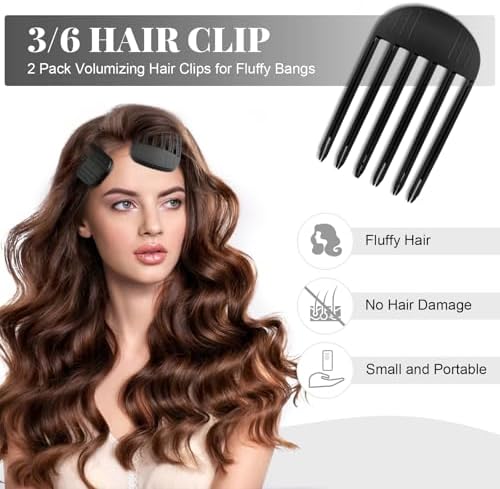 4PCS Volumizing Hair Clips, Hair Volume Clip for Fluffy Bangs, Hair Curl Clips Root Clips Barrettes for Curly Volume Easy High Crown Volumizer Tool - Image 4