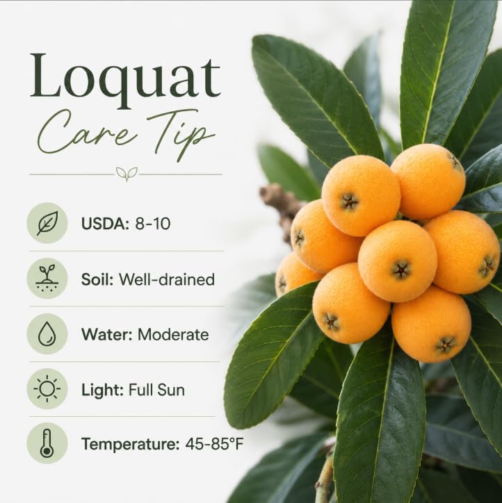 Yellow Loquat Plant Live for Planting, Golden Loquat Fruit Tree for Outdoor and Home Garden, 4-6 Inch Tall in 4 Inch Pot - Image 5