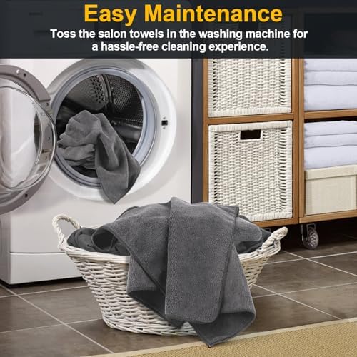 UNIMADE Salon Towels 2 Pack, Super Soft Microfiber Gym Towels - Image 5