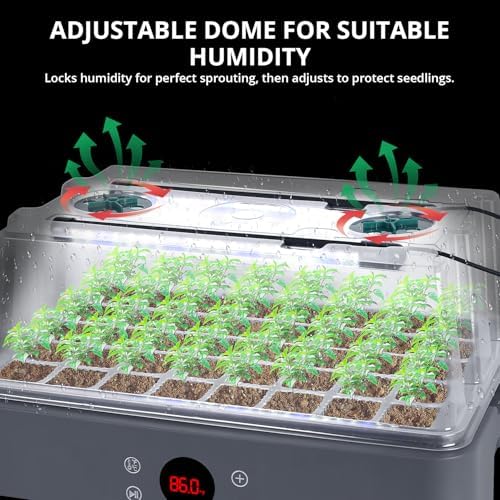 Sondiko Seed Starter Tray with Grow Light, Heated Seed Starter Kit - Image 6