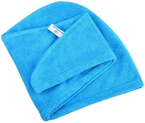 HOPESHINE Hair Drying Towel Twist Women's Soft Shower Microfiber Towels for Hair Turban Wrap Fast Drying Ultra Absorbent Cap Great Gift for Women (3-Pack Dark Grey+Grey+ Sky Blue) - Image 4