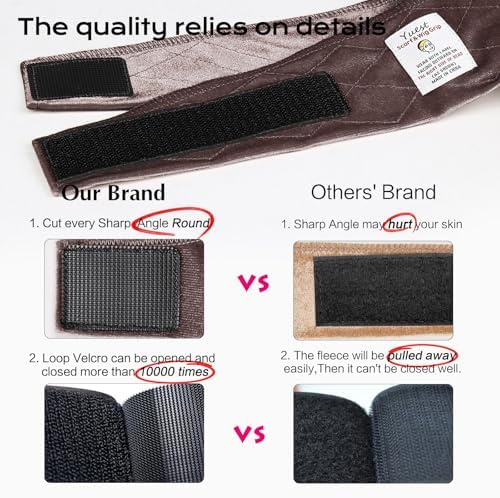 2 Pack Velvet Wig Grip Band with 4 Caps, Adjustable No Slip Headband for Keeping Hair in Place, Soft Breathable Hook and Loop Strap for Beginners - Image 2