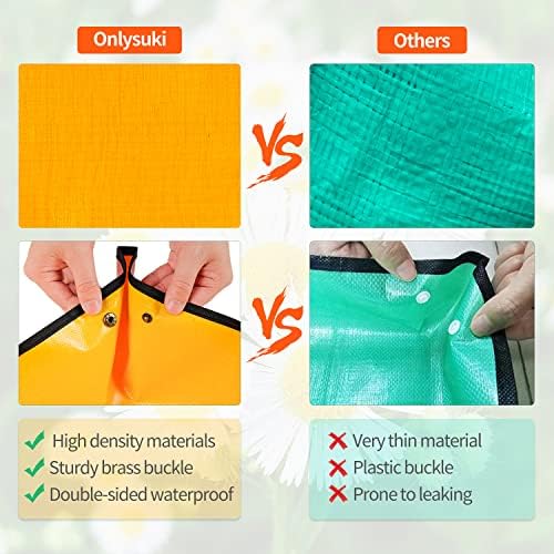 Large Repotting Mat for House Plants Transplanting and Potting Soil Mess Control, Unique Gardening Gifts for Women & Men Mom Birthday Gift Plant Lover Gifts - Image 5