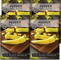 Sow Right Seeds-Sweet Banana Pepper Seed for Planting Long Mild Peppers 4pk by SowRightSeeds