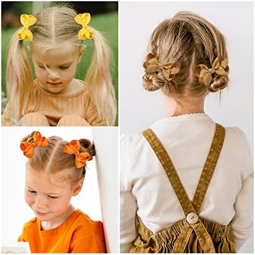 YHXX YLEN 50PCS 3Inch Hair Bows for Girls Grosgrain Ribbon Toddler Bows - Image 4