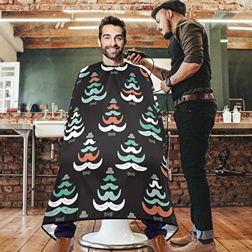Barber Capes Polyester Hair Cutting Salon Cape with Snaps Beard Bib Hairdresser Gown Stylist Cape For Men Women - Image 2