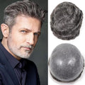 blazingfire 0.06mm V-Loop Thin Skin Toupee for Men Human Hair System #240 by ENTRANCEDSTYLES