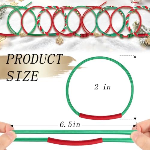 KANPRINCESS 10pcs Christmas Boho Hair Ties - 5 Styles - Image 3