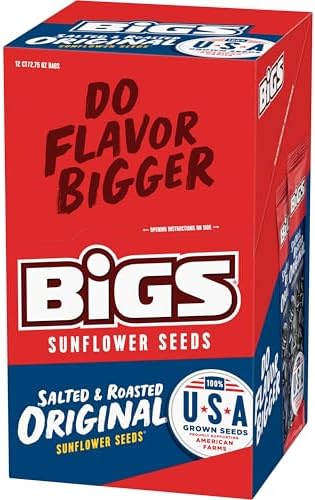 BIGS Sunflower Seeds, Salted & Roasted Original Flavor, 2.75 oz. (12-pk) - Image 3