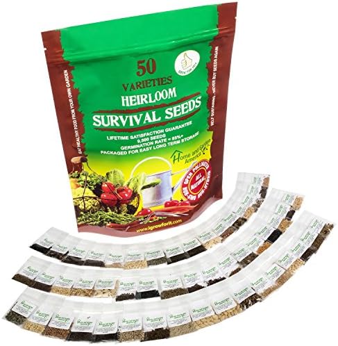 Heirloom Vegetable Seeds Non GMO Survival Seed Kit - Part of Our Legacy and Heritage - 50 Varieties 100% Naturally Grown- Best for Gardeners Who Raise Their Own Healthy Food - Image 5