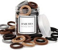 50PCS Hair Ties for Thick Hair, Seamless Cotton Ponytail Holders by iFwevs