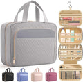 HOTOR Hanging Travel Toiletry Bag Women Men, Grey, Medium by HOTOR