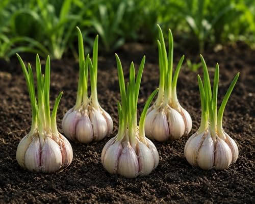 15 Softneck Garlic Bulbs for Planting – Large Seed Garlic for Fall & Spring by CZGrain