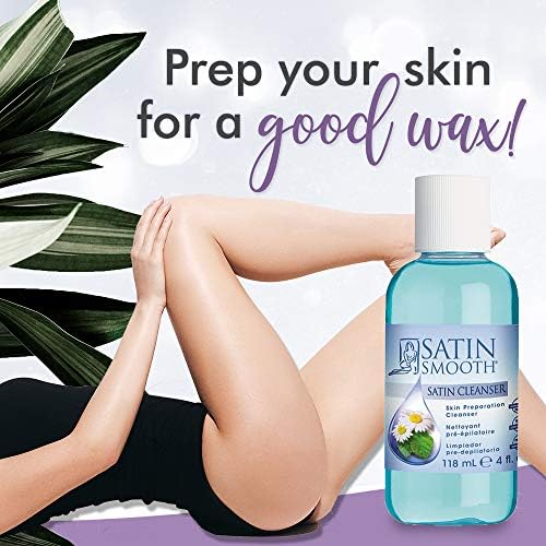 SATIN SMOOTH Satin Cleanser Skin Preparation Cleanser 4 oz x 2 packs - Image 3